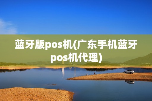 蓝牙版pos机(广东手机蓝牙pos机代理)