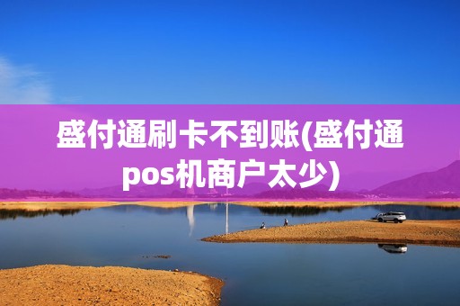 盛付通刷卡不到账(盛付通pos机商户太少)