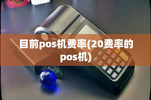 目前pos机费率(20费率的pos机)