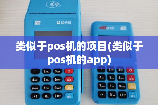 类似于pos机的项目(类似于pos机的app)