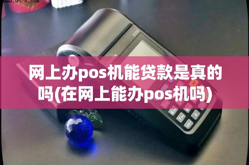 网上办pos机能贷款是真的吗(在网上能办pos机吗)