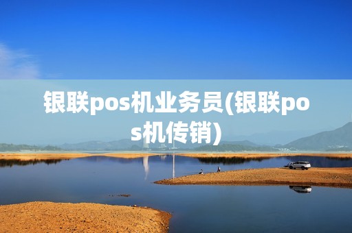 银联pos机业务员(银联pos机传销)