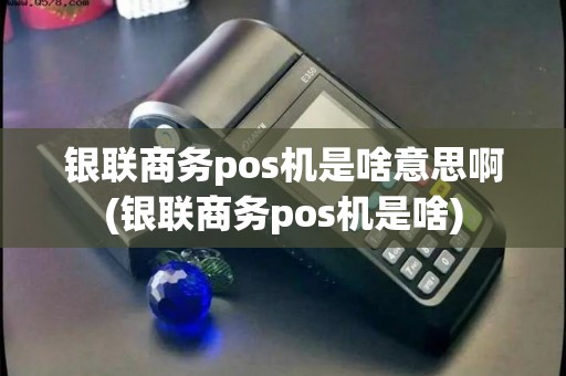 银联商务pos机是啥意思啊(银联商务pos机是啥)