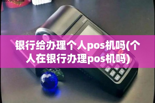 银行给办理个人pos机吗(个人在银行办理pos机吗)
