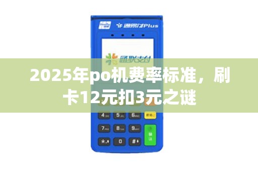 2025年po机费率标准，刷卡12元扣3元之谜