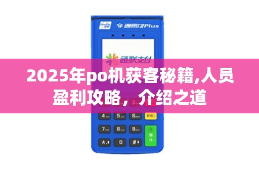 2025年po机获客秘籍,人员盈利攻略，介绍之道