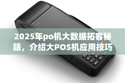 2025年po机大数据拓客秘籍，介绍大POS机应用技巧