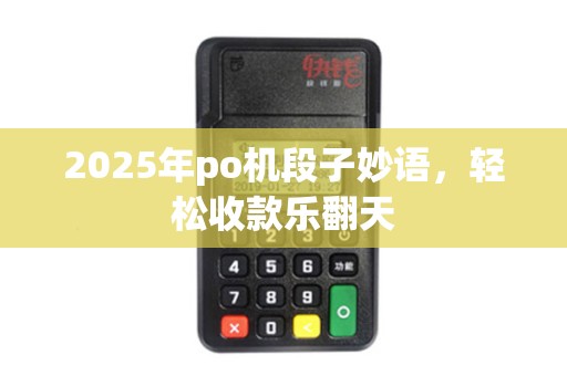 2025年po机段子妙语，轻松收款乐翻天