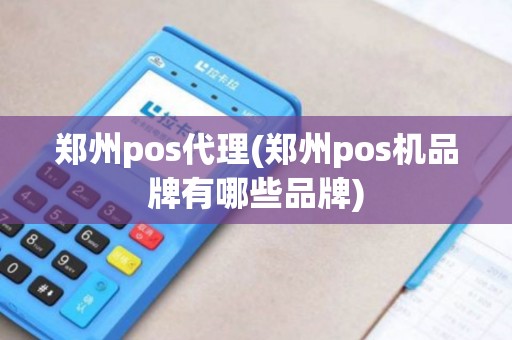 郑州pos代理(郑州pos机品牌有哪些品牌)