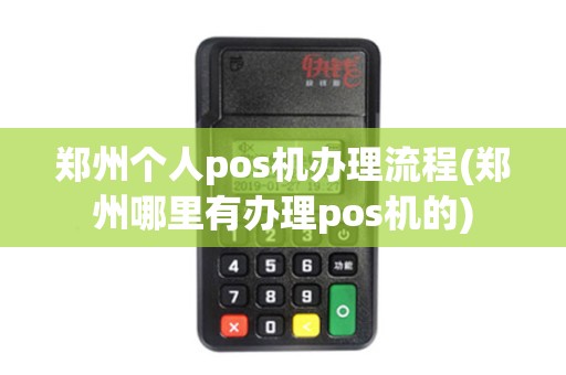 郑州个人pos机办理流程(郑州哪里有办理pos机的)
