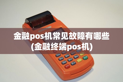金融pos机常见故障有哪些(金融终端pos机)