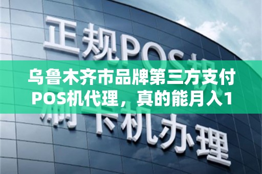 乌鲁木齐市品牌第三方支付POS机代理，真的能月入10万吗？揭秘行业内幕！