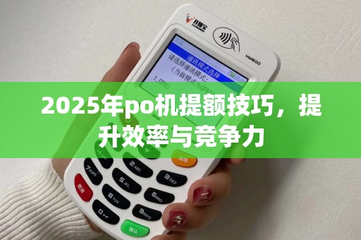 2025年po机提额技巧，提升效率与竞争力