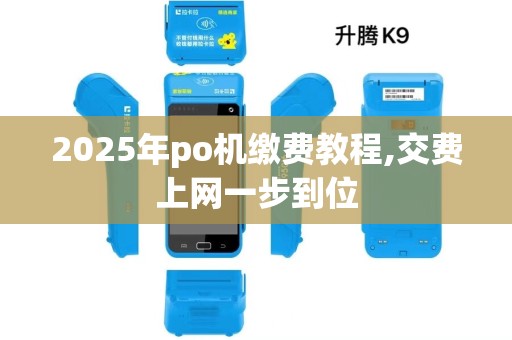 2025年po机缴费教程,交费上网一步到位