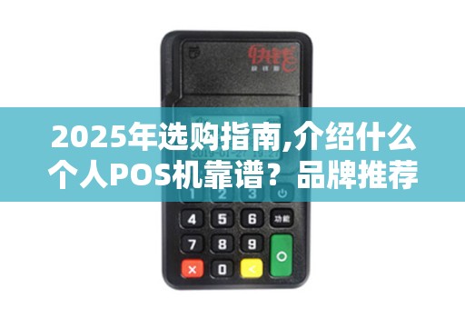 2025年选购指南,介绍什么个人POS机靠谱？品牌推荐及适用人群