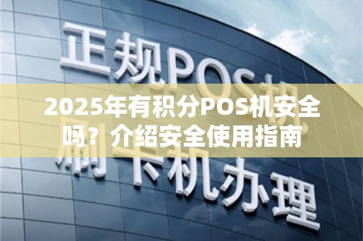 2025年有积分POS机安全吗？介绍安全使用指南