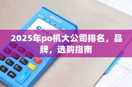 2025年po机大公司排名，品牌，选购指南