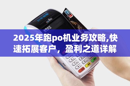2025年跑po机业务攻略,快速拓展客户，盈利之道详解