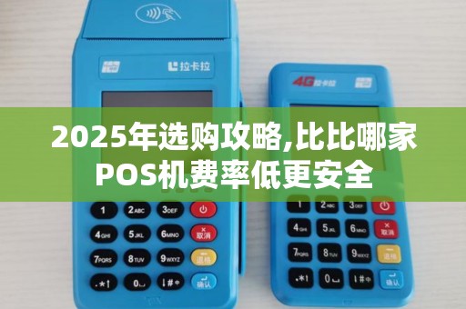 2025年选购攻略,比比哪家POS机费率低更安全