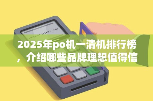 2025年po机一清机排行榜，介绍哪些品牌理想值得信赖