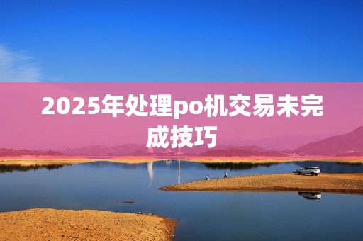 2025年处理po机交易未完成技巧