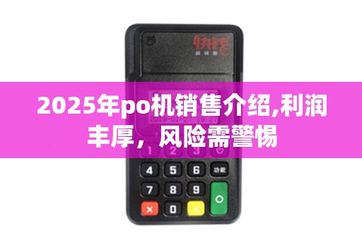2025年po机销售介绍,利润丰厚，风险需警惕