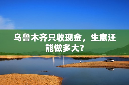 乌鲁木齐只收现金，生意还能做多大？