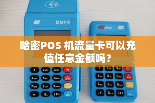 哈密POS 机流量卡可以充值任意金额吗？
