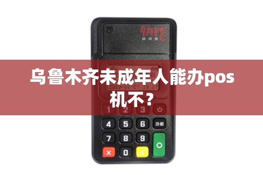 乌鲁木齐未成年人能办pos机不？
