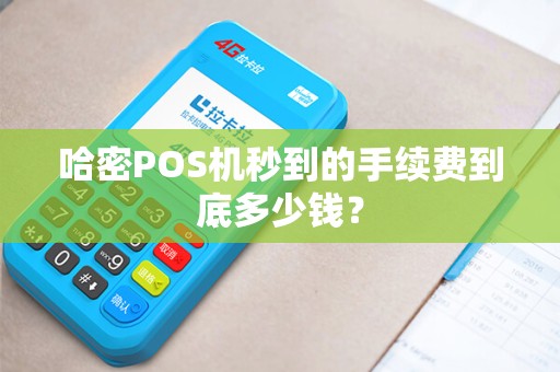 哈密POS机秒到的手续费到底多少钱？