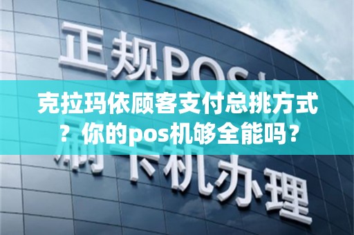 克拉玛依顾客支付总挑方式？你的pos机够全能吗？