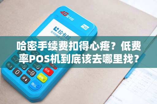 哈密手续费扣得心疼？低费率POS机到底该去哪里找？