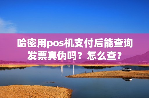 哈密用pos机支付后能查询发票真伪吗？怎么查？