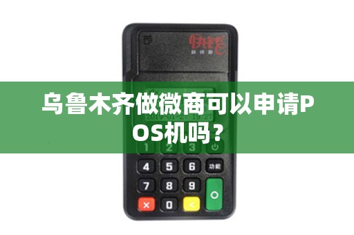 乌鲁木齐做微商可以申请POS机吗？