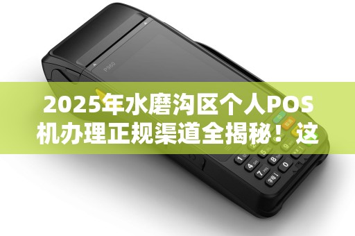 2025年水磨沟区个人POS机办理正规渠道全揭秘！这些坑千万别踩！