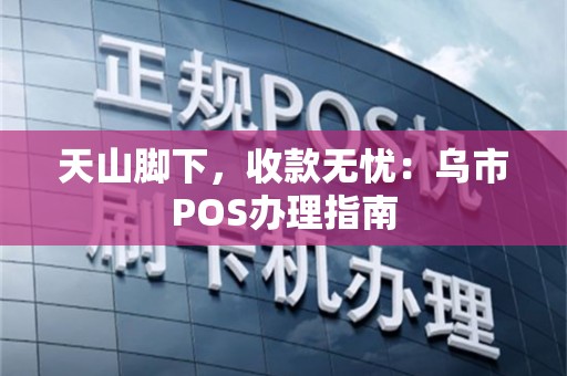 天山脚下，收款无忧：乌市POS办理指南