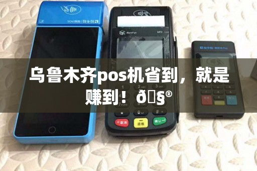 乌鲁木齐pos机省到，就是赚到！🧮
