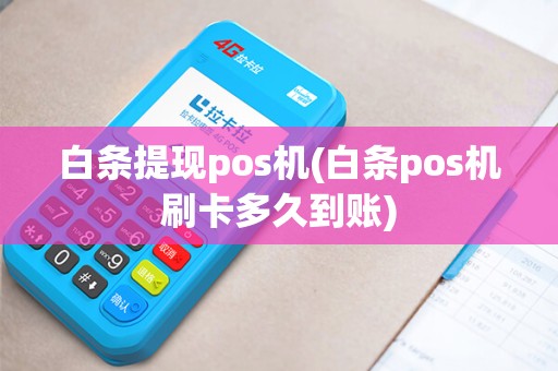 白条提现pos机(白条pos机刷卡多久到账)