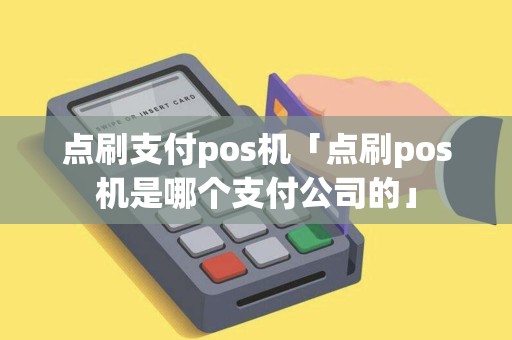 点刷支付pos机「点刷pos机是哪个支付公司的」