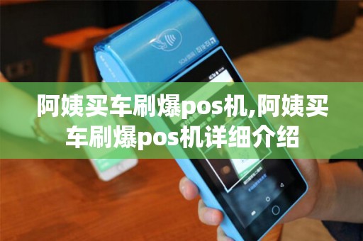 阿姨买车刷爆pos机,阿姨买车刷爆pos机详细介绍
