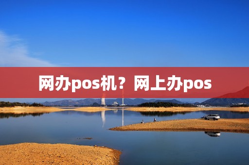 网办pos机？网上办pos