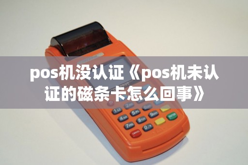 pos机没认证《pos机未认证的磁条卡怎么回事》