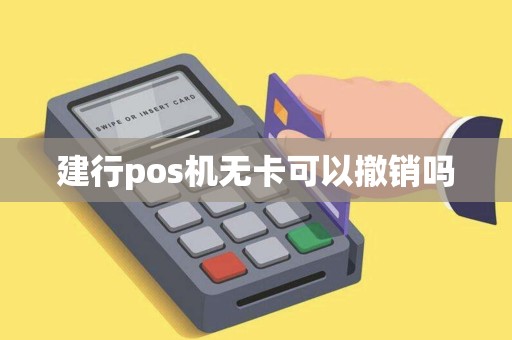 建行pos机无卡可以撤销吗