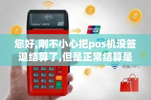 您好,刚不小心把pos机没签退结算了,但是正常结算是明早...