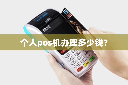 个人pos机办理多少钱？
