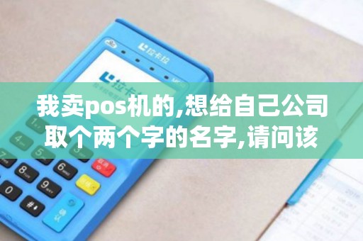 我卖pos机的,想给自己公司取个两个字的名字,请问该取个...