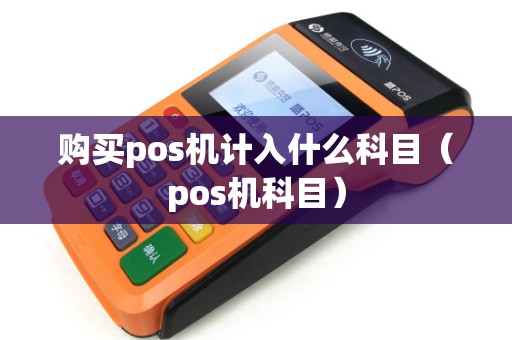 购买pos机计入什么科目（pos机科目）