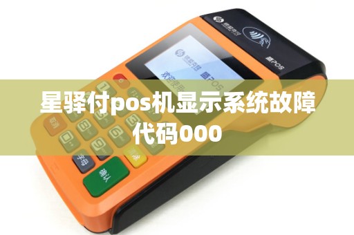 星驿付pos机显示系统故障代码000
